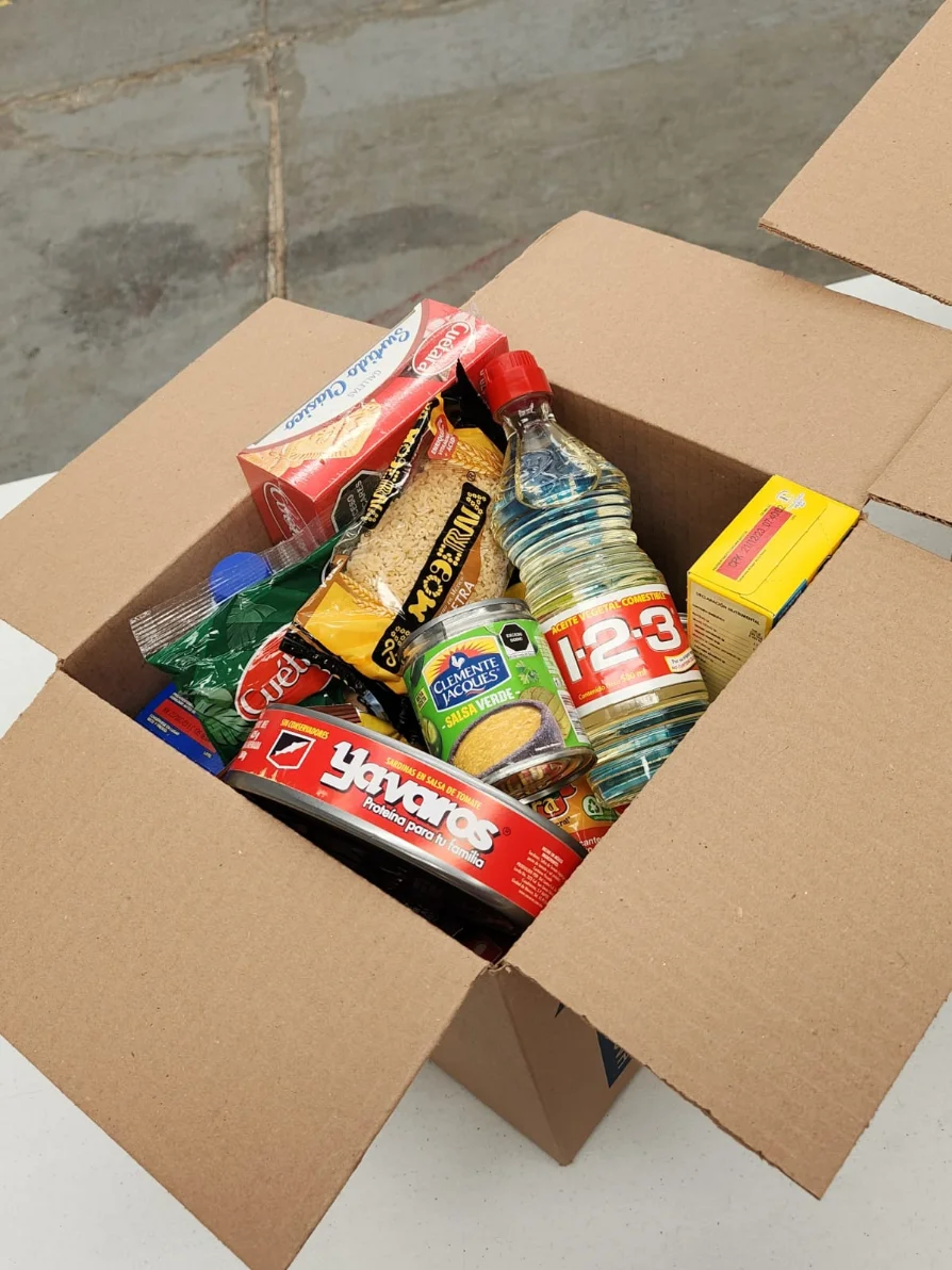 Preparación de pedidos de despensas corporativas